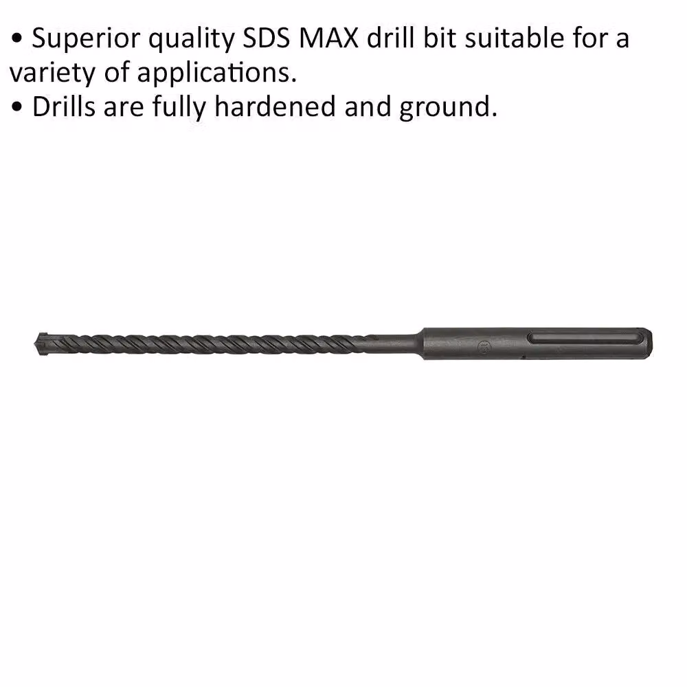 Loops SDS Max Masonry Drill Bit, Multicolour, Diameter: 13 mm, Length: 340 mm – 2