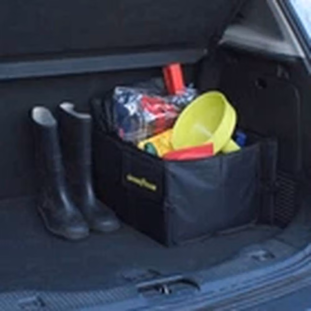 Havendro Heavy Duty Collapsible Car Boot Organiser Tidy Storage Box in Black – 3