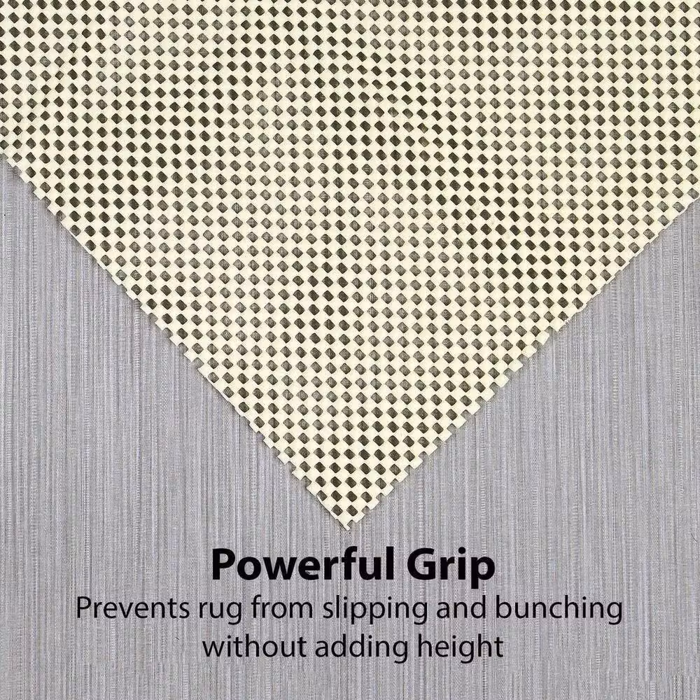 NESTLUNE 4-Piece Anti-Slip Rug Underlay Gripper Mat in Beige, W: 120 cm x D: 100 cm – 3