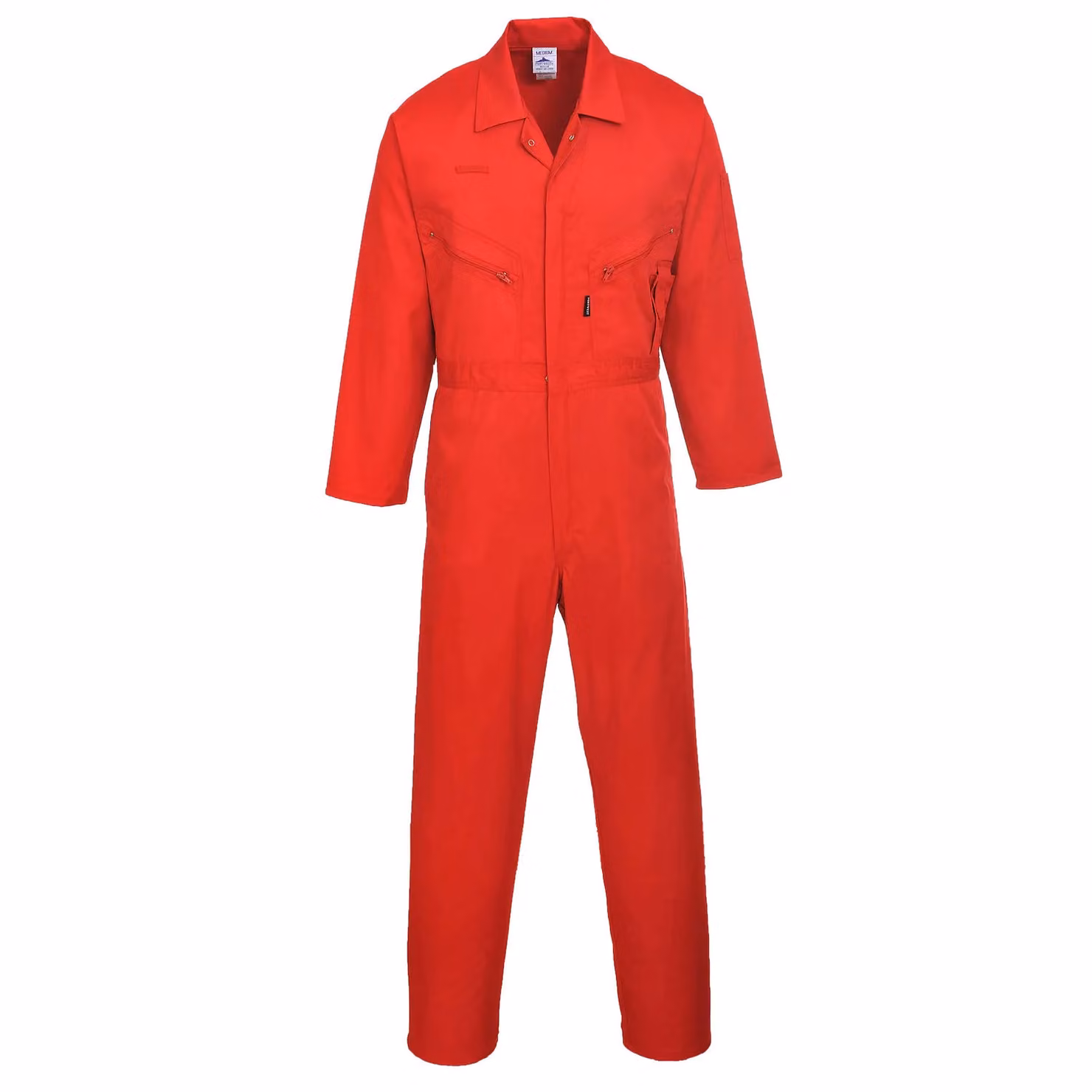 Portwest Men's Liverpool-zip Poly-cotton Workwear Coverall in Red, Size: XL – 2