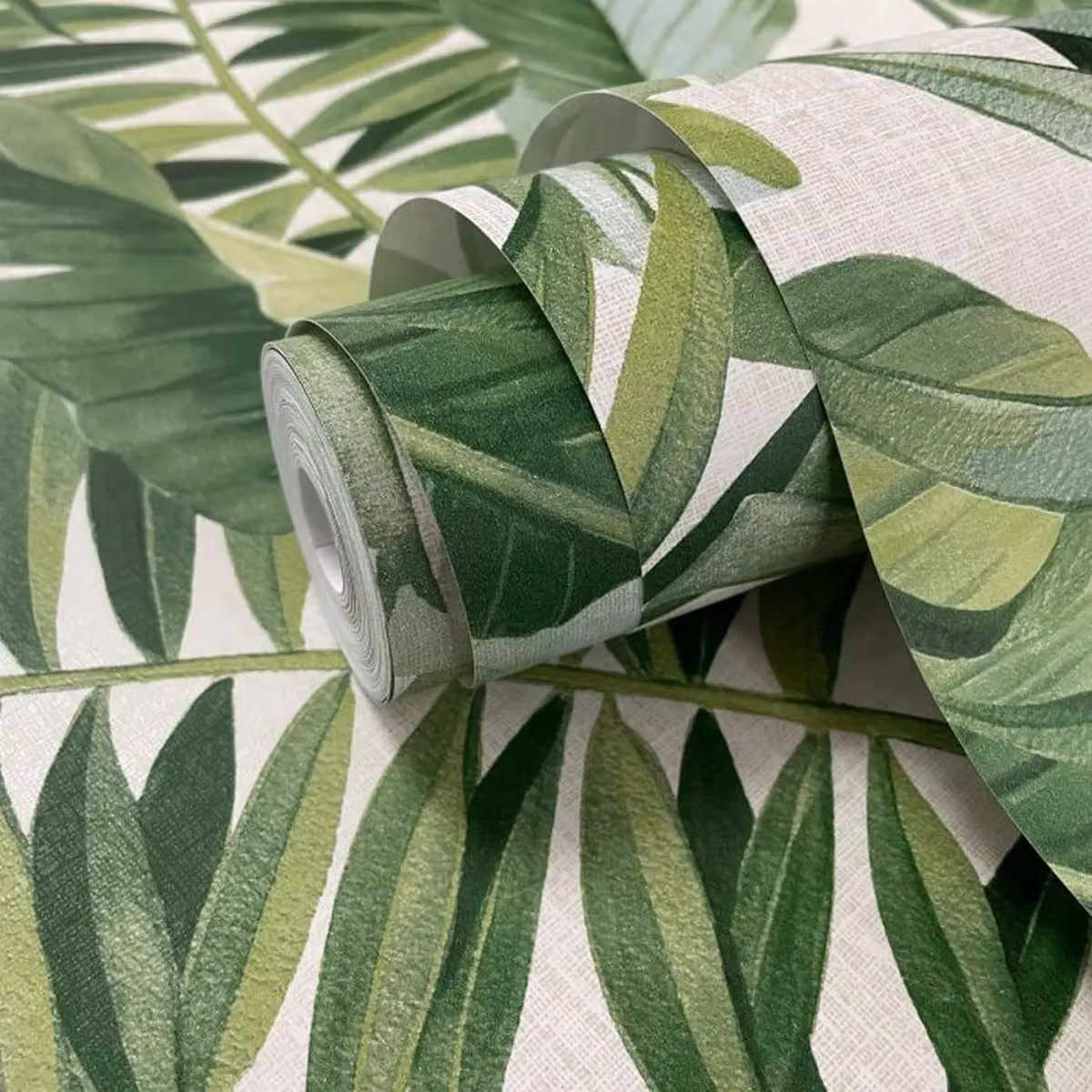 Fine Décor A-Street Palm Leaf Botanical Wallpaper in Green – 4