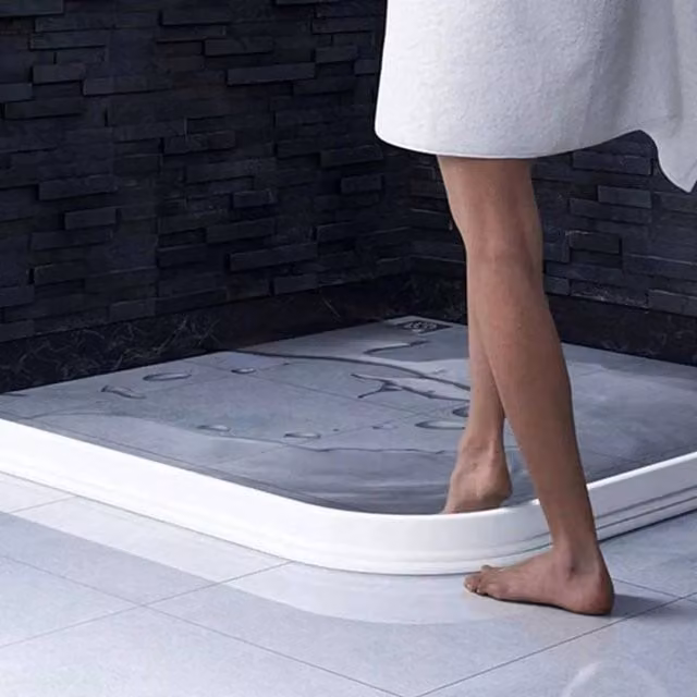 KORVIXA White Rubber Silicone Shower Barrier W: 100 cm, L: 200 cm – 1