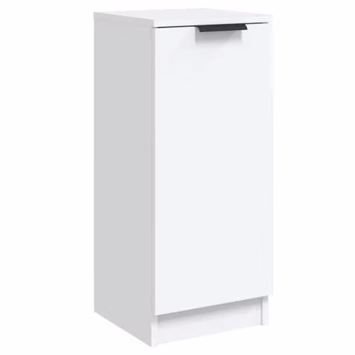 vidaXL Modern White Wall-Mounted MDF Sideboard W/D/H: 30 x 30 x 70 cm