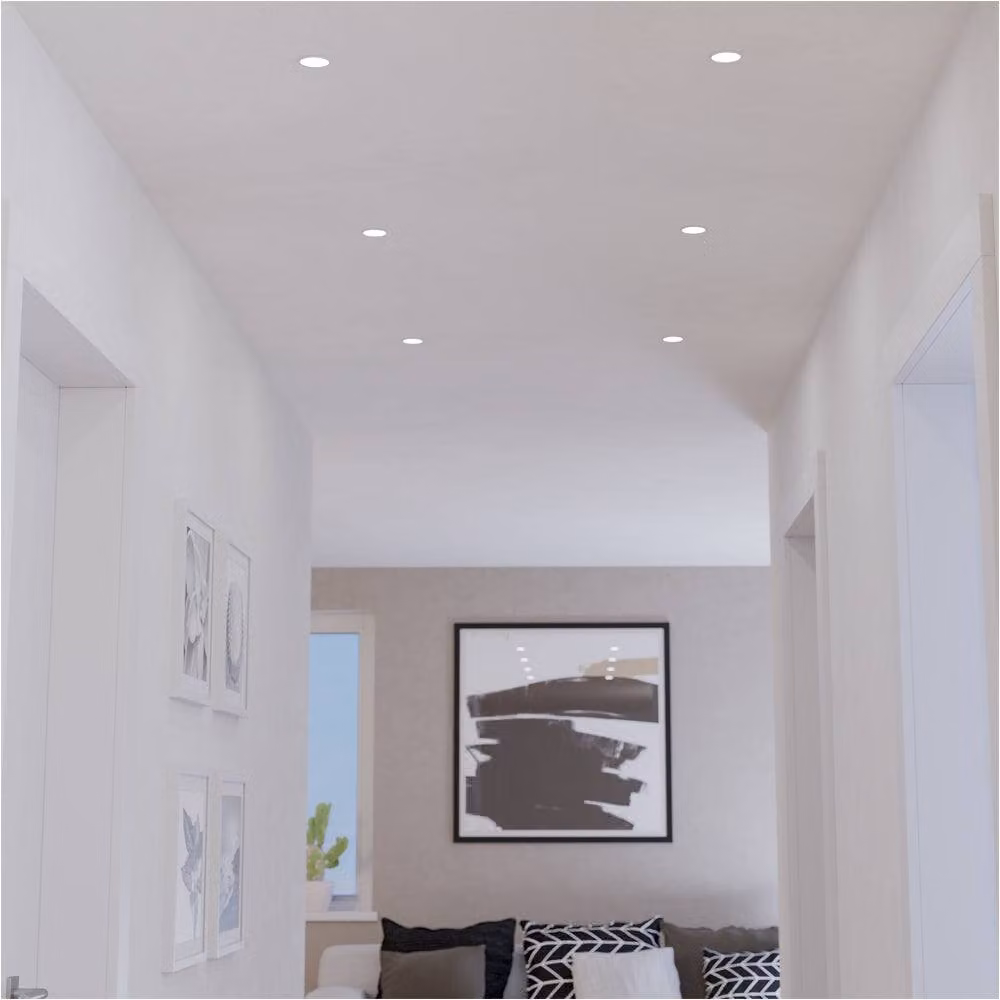 Loops 2 Pack Modern White Adjustable LED Ceiling Spotlight with Bulbs Included – 2