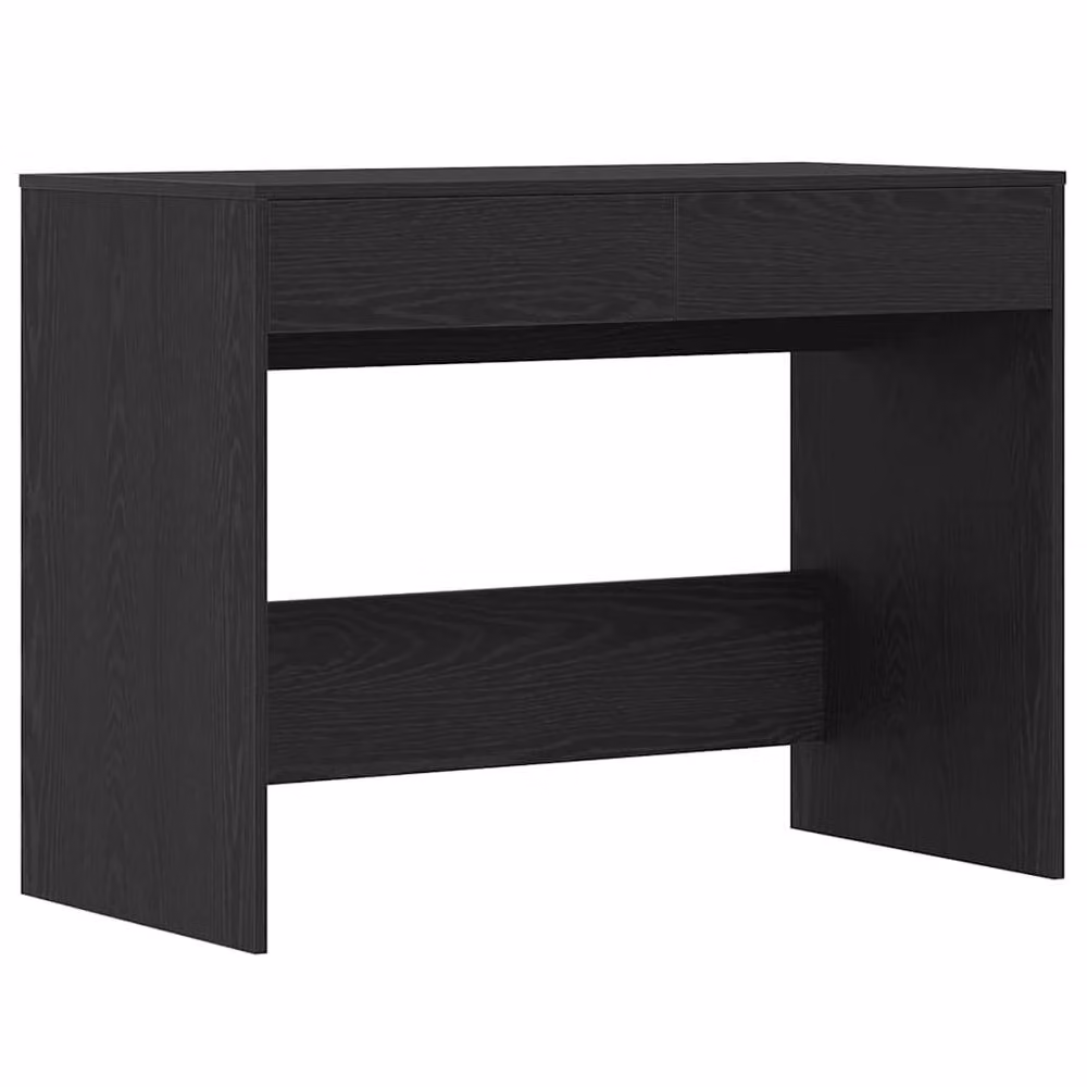 Berkfield Home Modern Black Oak Writing Desk, W/D/H: 101 x 50 x 76.5 cm – 2