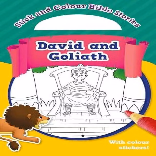 Authentic Media Colour Bible Stories: David & Goliath Multicolour Paper Book