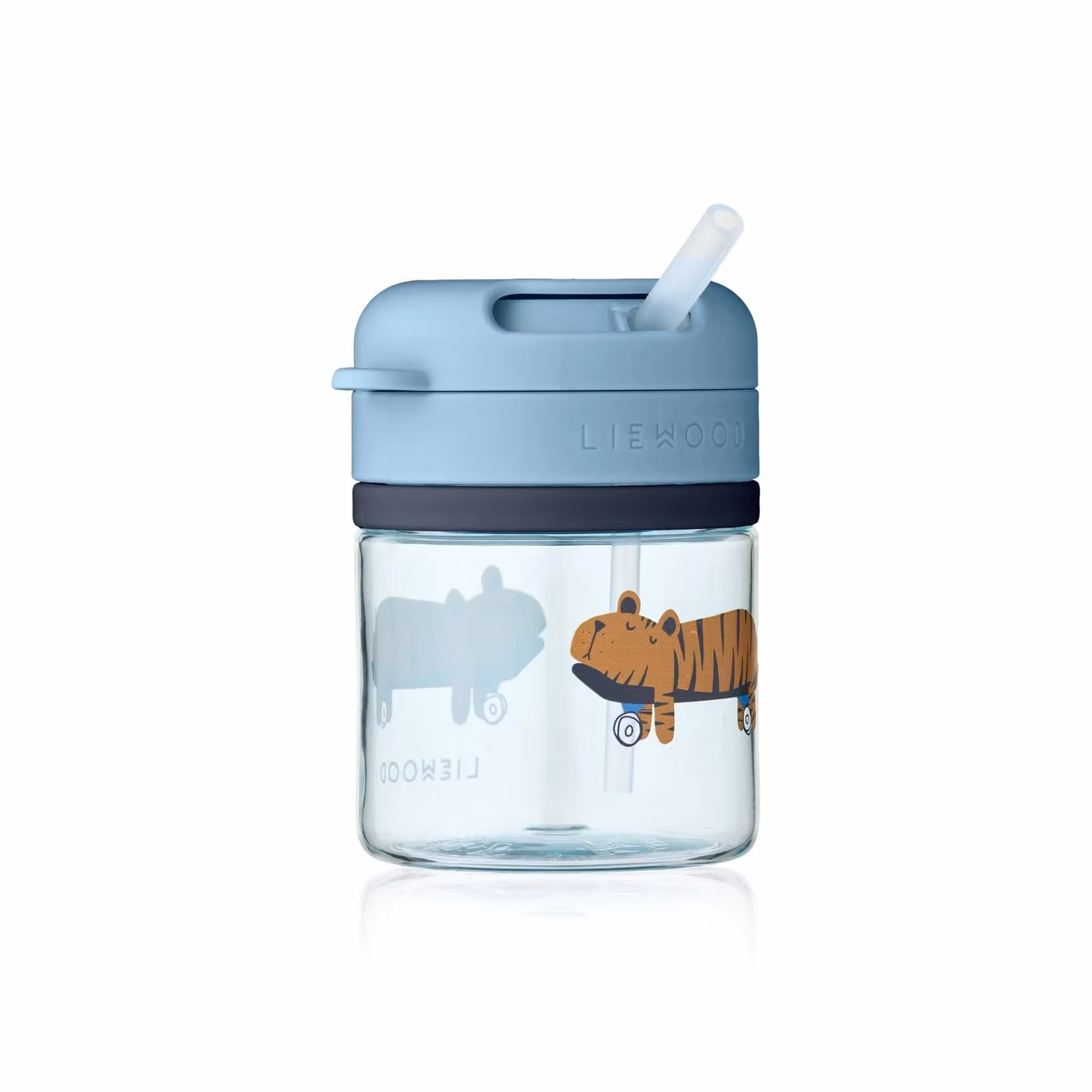 Liewood Pavia Leak Proof Straw Cup, Blue, 280ml – 2