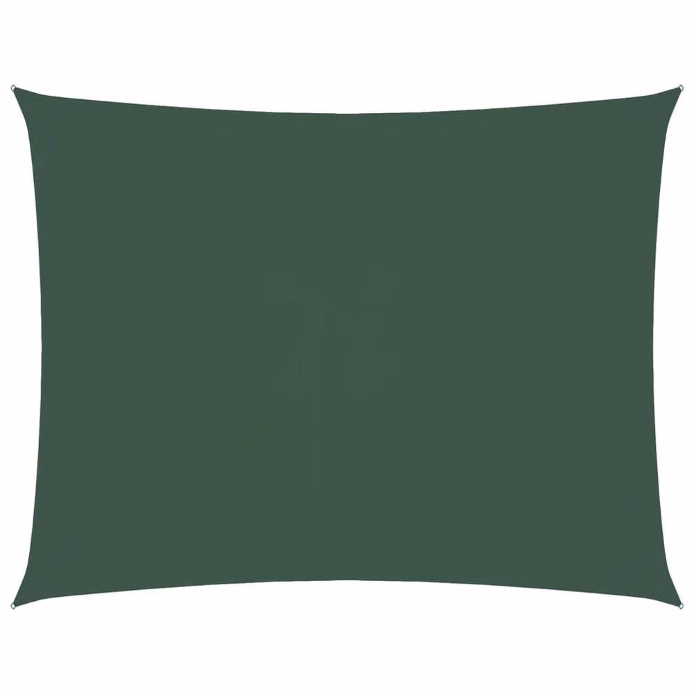Berkfield Home Rectangular Oxford Fabric Sunshade Sail in Dark Green, W: 6 m, D: 5 m – 3