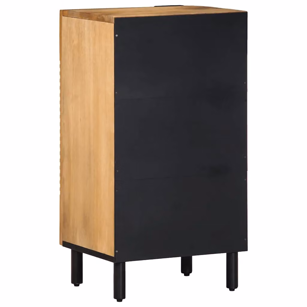 Berkfield Home Brown Mango Wood Sideboard, W: 40 cm, D: 33 cm, H: 75 cm – 4