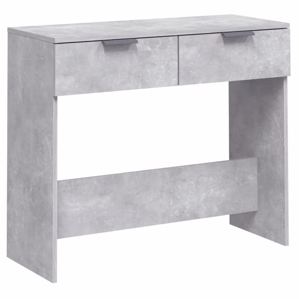 Berkfield Home Concrete Grey Console Table, W/D/H: 90 x 36 x 75 cm – 2
