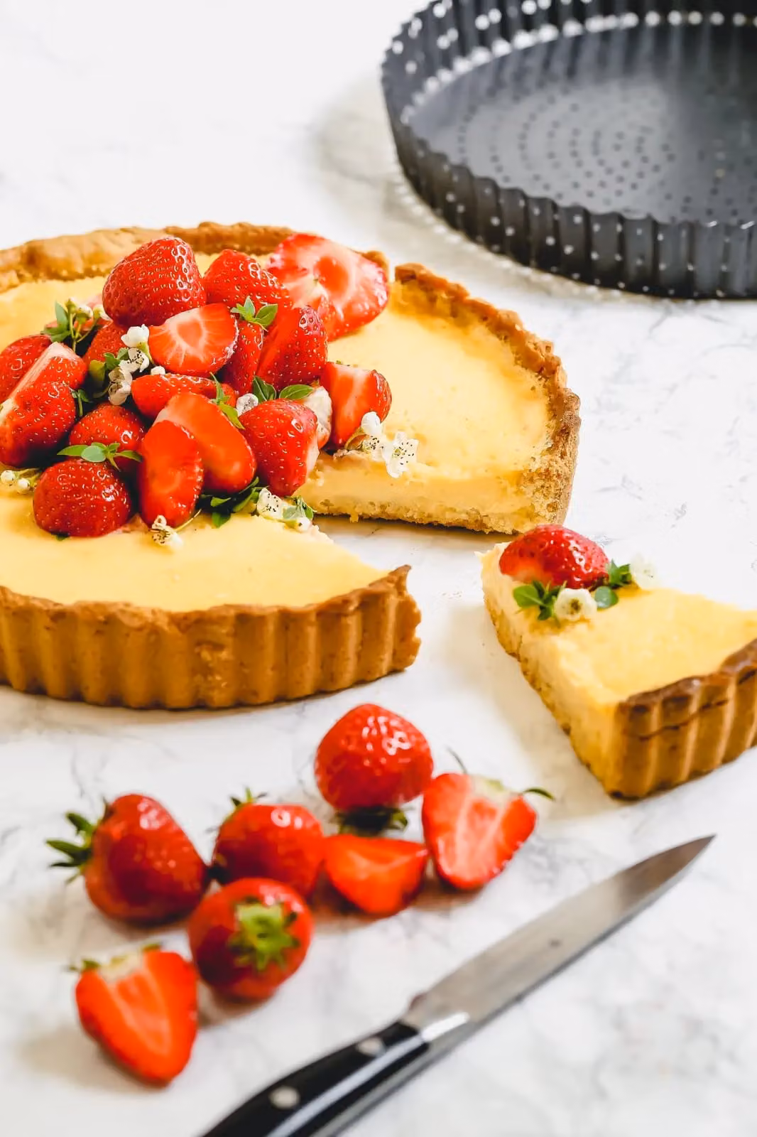 MasterClass Round Non-Stick Tart Tin, Grey, Diameter: 28 cm – 2
