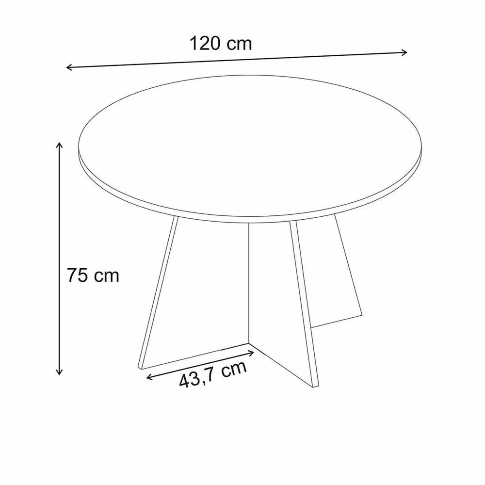 FWStyle Modern Round Walnut and Oak Dining Table with 4 Green Swivel Chairs in Brown, Diameter: 120 cm, Height: 75 cm – 4