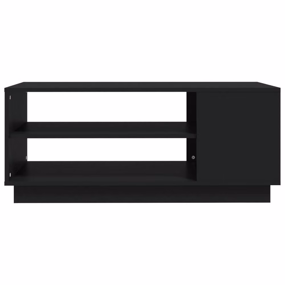 Berkfield Home Modern Black Coffee Table, W/D/H: 102 x 55 x 43 cm – 4
