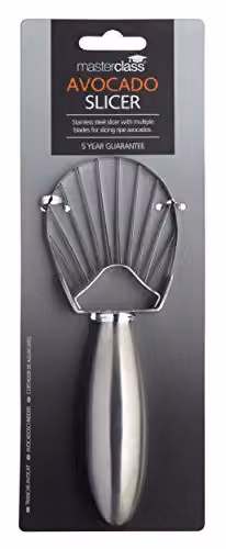 MasterClass Stainless Steel Avocado Slicer and Scooper, Silver, 18 cm – 2