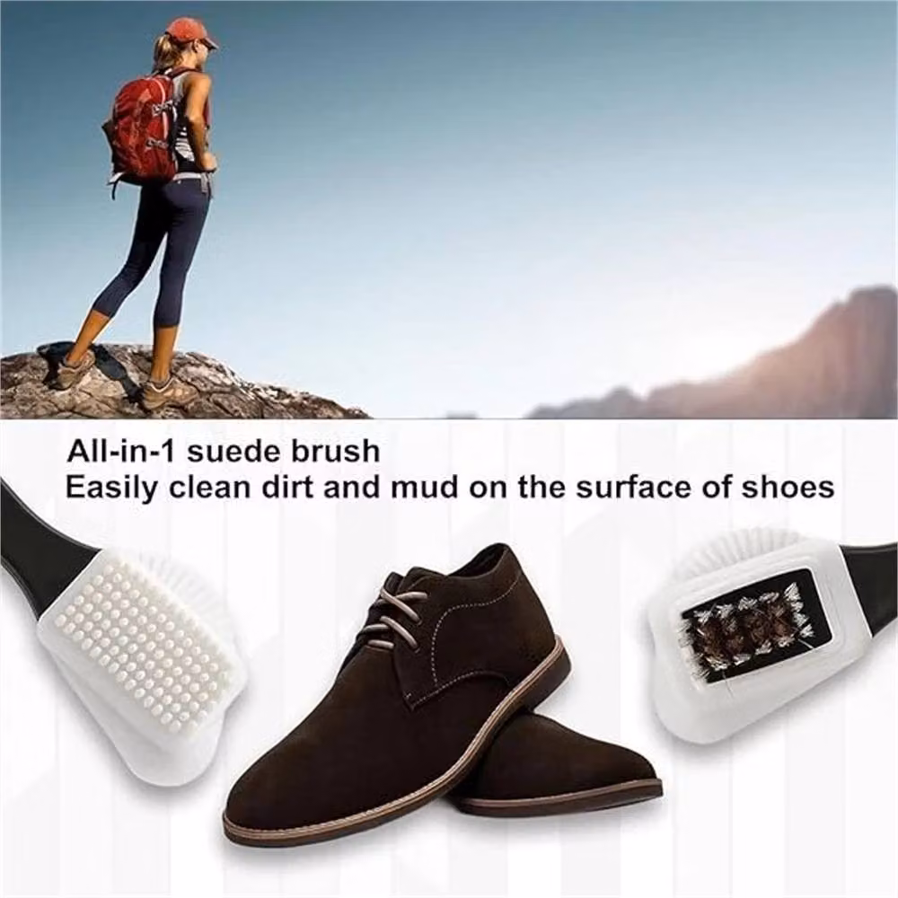 Nordara 6-Piece Multicolour Suede Eraser and Brush Shoe Cleaning Kit, W/D/H: 100 x 15 x 15 cm – 4