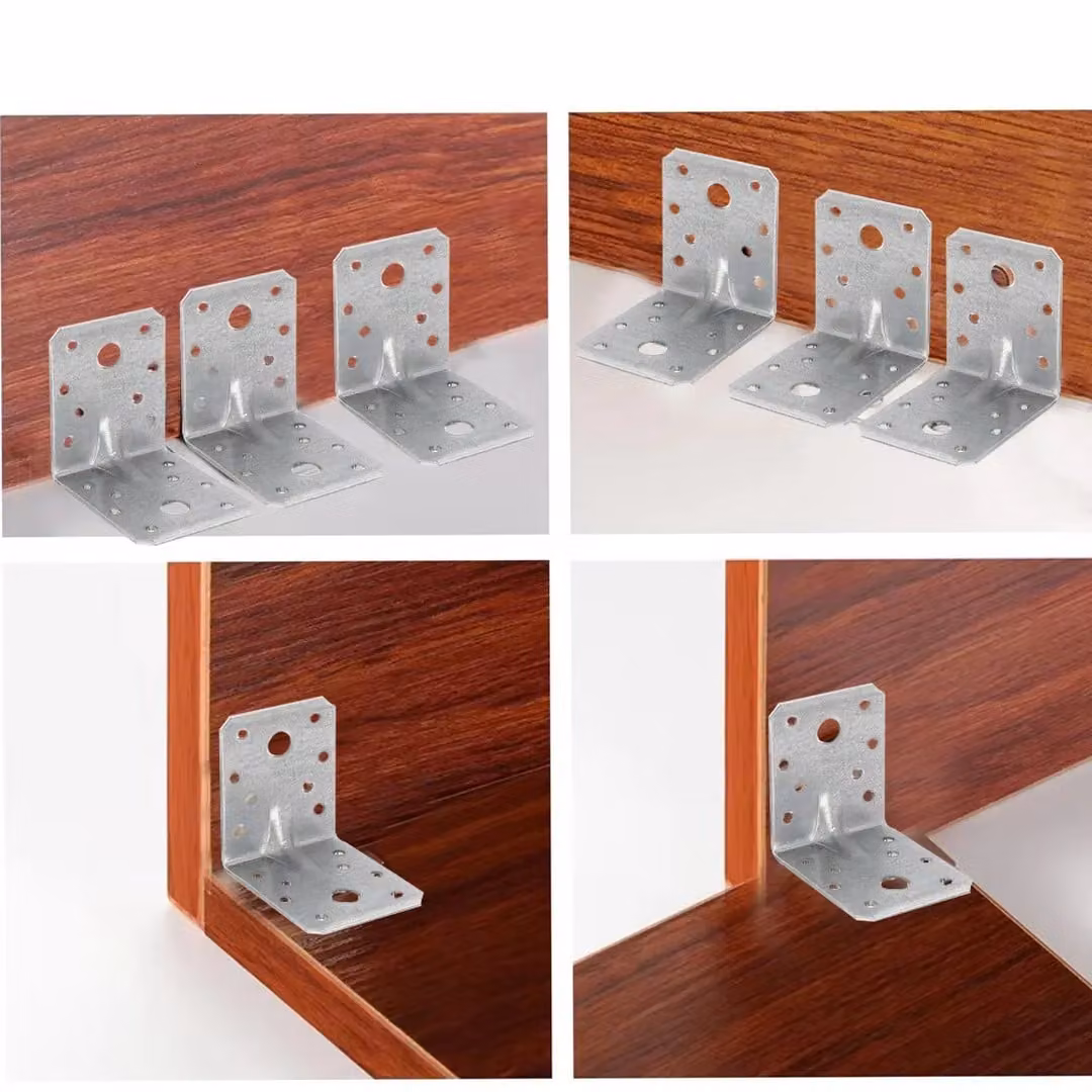 SPETLEK 14-Piece Galvanised Metal L90 Degree Corner Brackets in Silver – 2