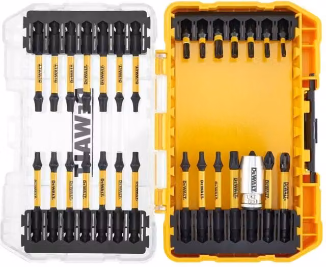 DeWalt FlexTorq DT70734T-QZ Screwdriver Bit Set, 29 Pack, Yellow