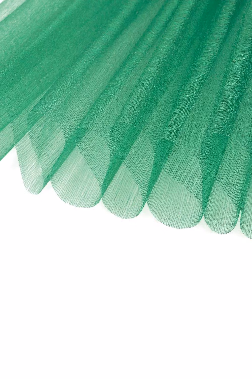 Neel Blue Green Organza Sheer Glitter Fabric Roll for Chair Bow Sashes, W/H: 25 m x 29 cm – 2