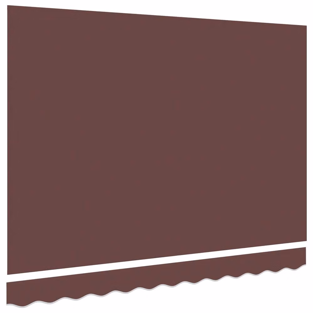 Berkfield Home Brown Polyester Awning Replacement Fabric, W: 250 cm, D: 195 cm – 3