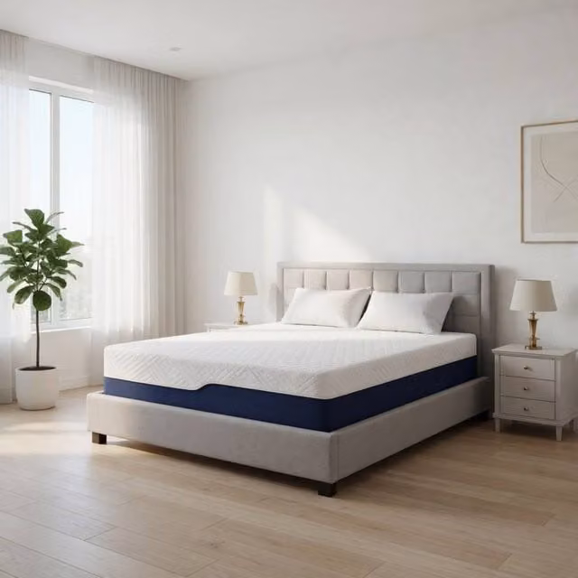 Artesa KDMD Orthopaedic Medium Firm King Size Mattress in White, W: 150 cm, D: 200 cm, H: 25 cm – 1