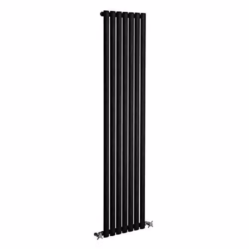 Reina Neva Single Designer Radiator, Anthracite, H: 180 cm, W: 47.2 cm, D: 4.72 cm
