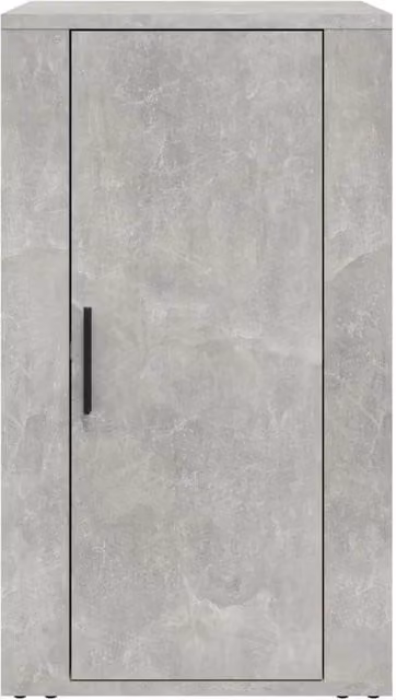 Berkfield Home Sideboard in Concrete Grey, W/D/H: 40 x 33 x 70 cm – 1