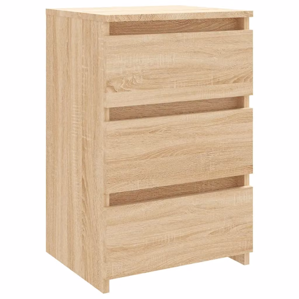 Berkfield Home Bed Cabinet in Sonoma Oak Brown, W/D/H: 40 x 35 x 62.5 cm – 2