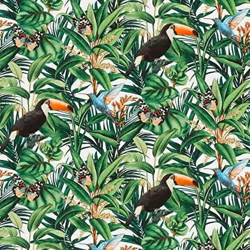 Erismann Paradisio 2 Floral Non-Woven Vinyl Wallpaper, Multicolour, Roll
