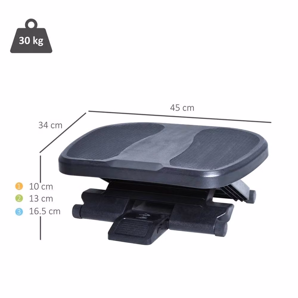 EONLION Under-Desk Footrest in Black, Width: 100 cm – 2