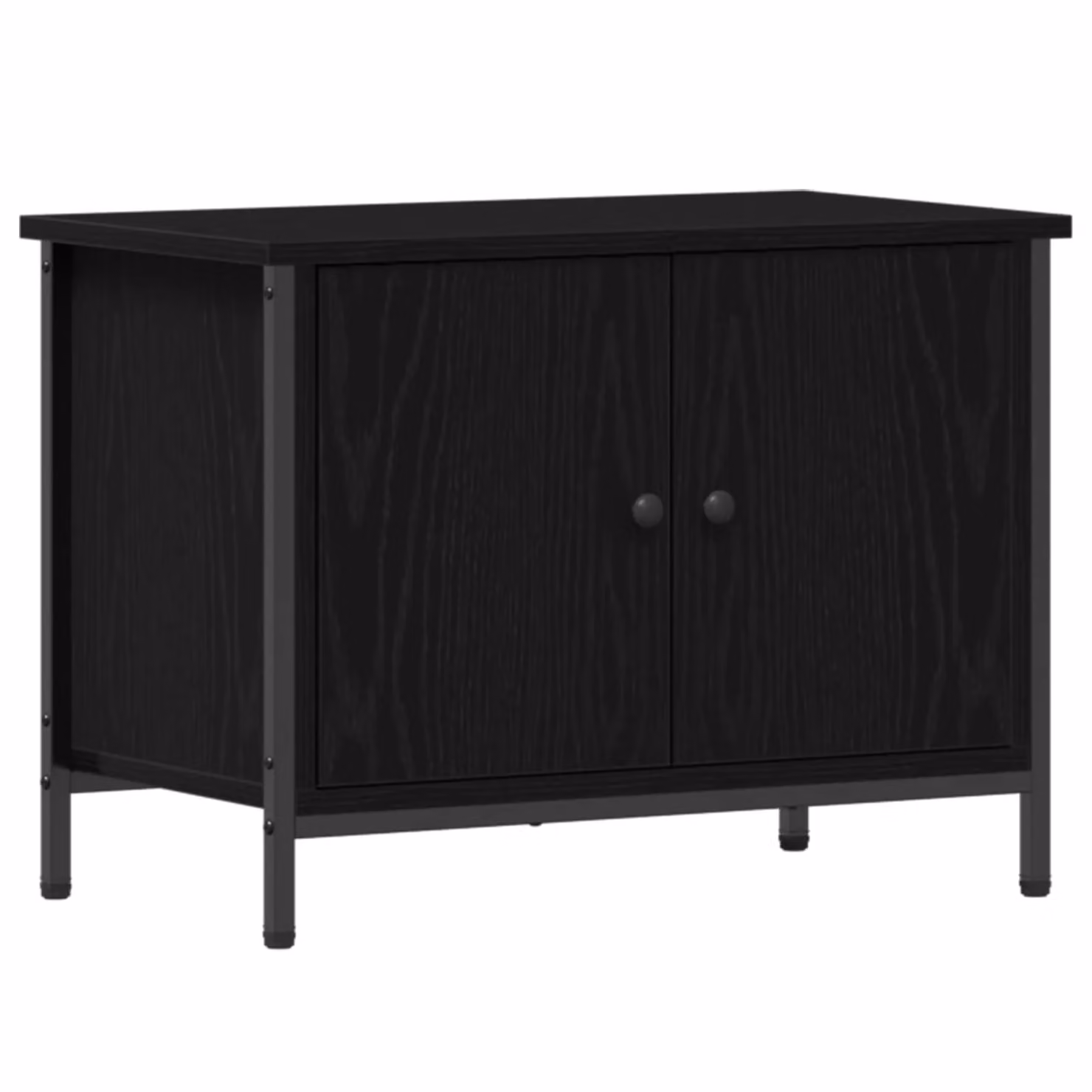 Berkfield Home Black Oak TV Stand, W/D/H: 60 x 35 x 45 cm – 2