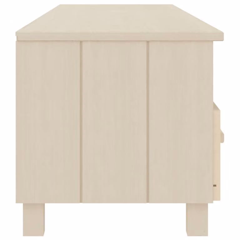 Berkfield Home HAMAR TV Cabinet in Honey Brown Solid Pine Wood, W: 158 cm, D: 40 cm, H: 40 cm