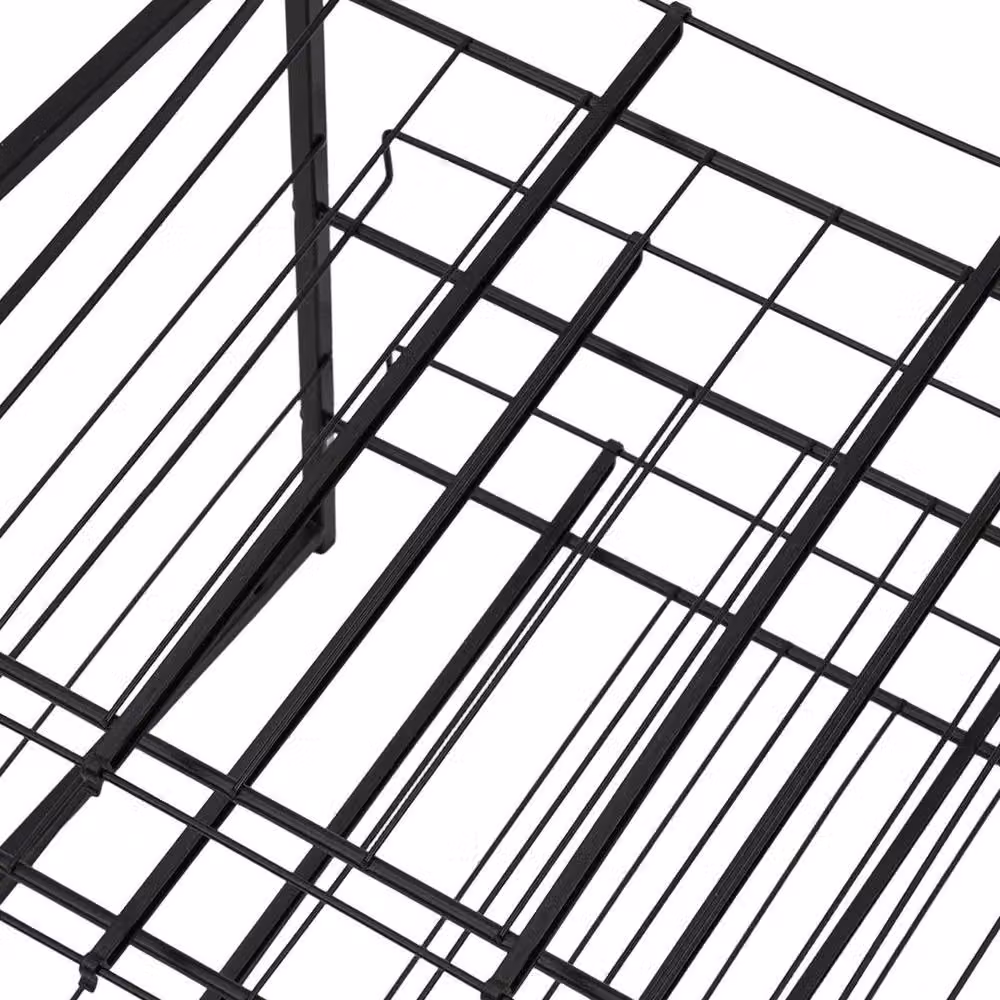 EONLION 3-Tier Metal Can Storage Rack and Organizer Holder, Black, Height: 100 cm – 3