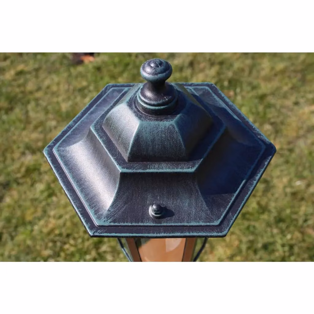 Berkfield Home Preston Garden Light, Green, Height: 105 cm – 4
