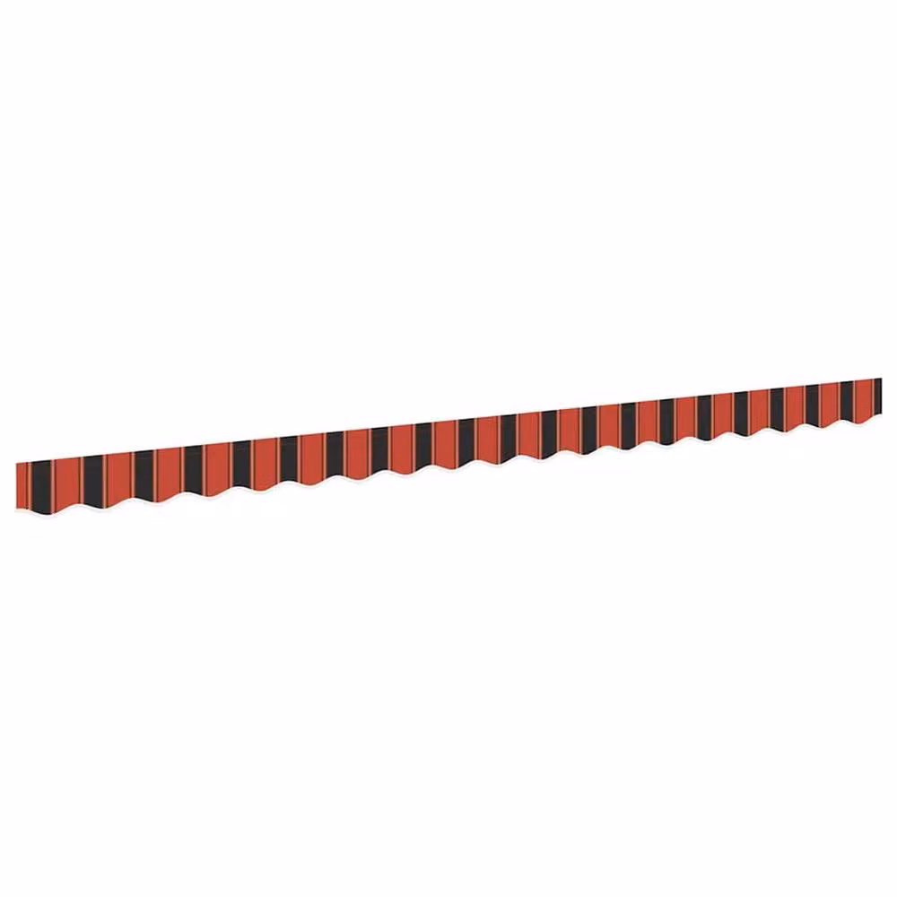 Berkfield Home Practical Awning Valance in Multicolour for 4 m Frame, W: 3.8 m, H: 0.2 m – 3