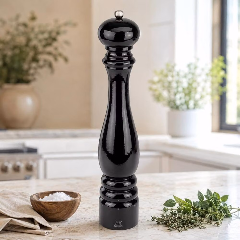 Peugeot Paris U-Select Salt Mill, Black Gloss, Height: 40 cm – 2