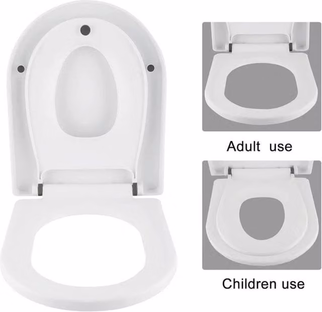 EONLION Soft Toddler Toilet Training Seat in White – 1