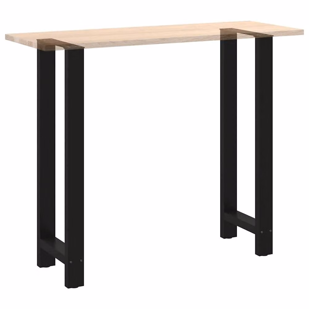 Berkfield Home Black Steel Coffee Table Legs, 2 Pieces, Height: 50 x 110.5 cm – 4
