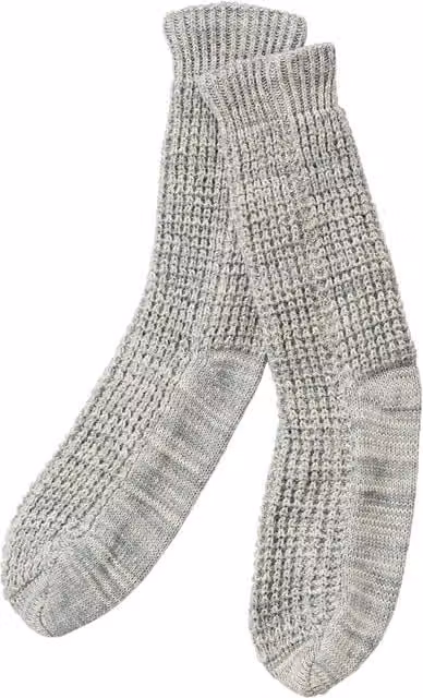 Murmur Bed Socks in Cloud Grey – 1