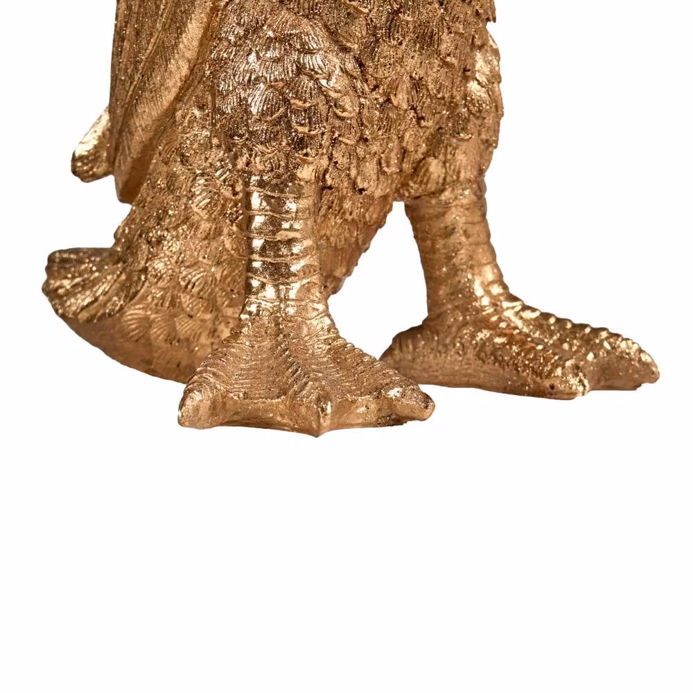 Wyld and Coco Gold Duck Polyresin Table Lamp – 4