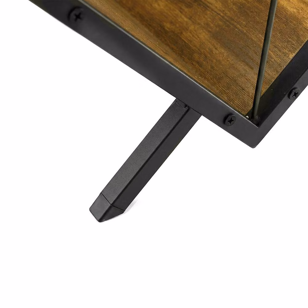 Levede Vinyl Record Storage Rack LP Collection Organiser and Album Holder Stand in Brown – 6