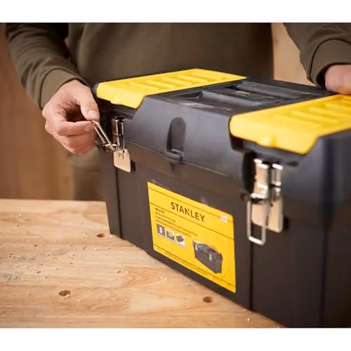 Stanley Toolbox with Inserts, Black and Multicolour, W: 50.0 cm, D: 26.0 cm, H: 25.0 cm – 5
