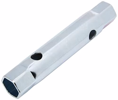 Melco Silver Steel Ring Box Spanner 1/2 x 9/16 x 4in