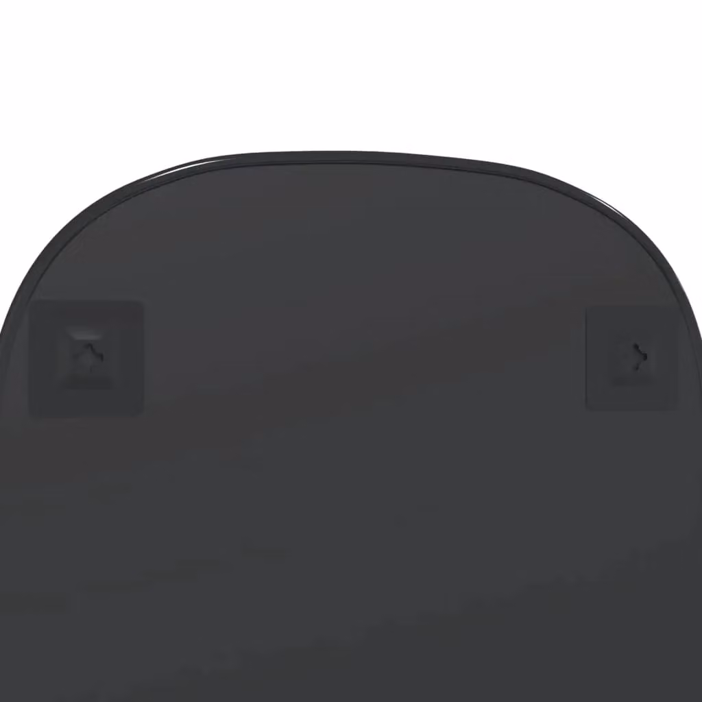 Berkfield Home Minimalist Rectangular Wall Mirror, Black, W: 70 cm, H: 45 cm – 3