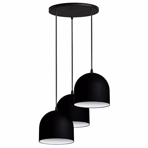 Netlighting Madison Cluster Pendant Ceiling Light in Black and White, Diameter: 35 cm