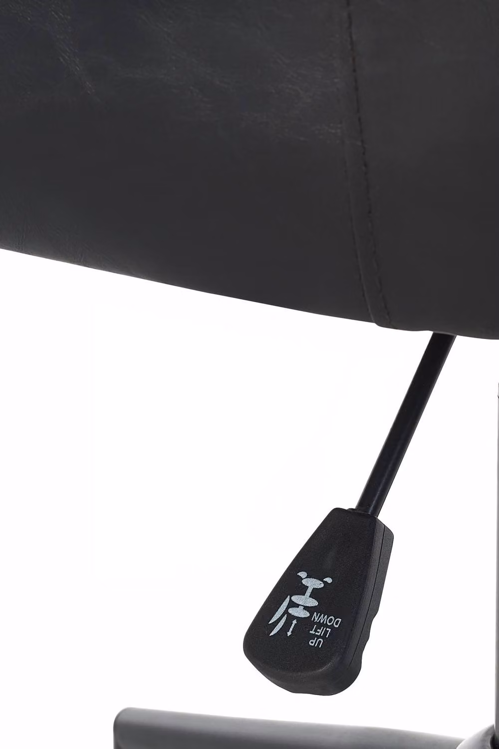 Julian Bowen Luxe Modern Upholstered Task Chair in Black Synthetic Leather, W: 52 cm, D: 60 cm – 7