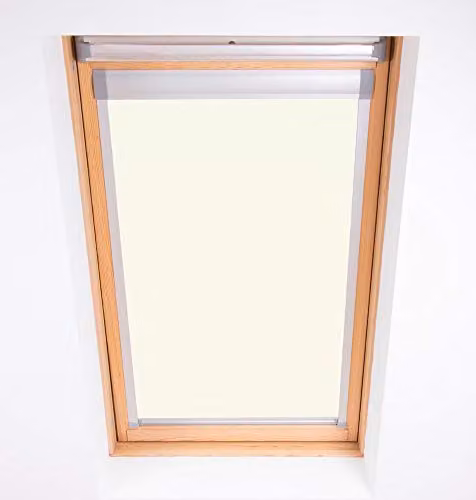 Bloc Blinds White Blockout Skylight Blind for Velux Roof Windows, W: 48 cm, H: 98 cm – 1