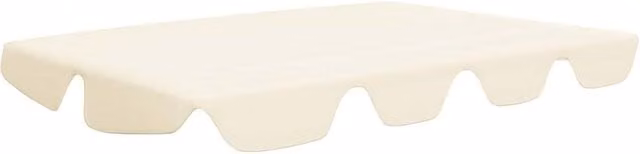 Berkfield Home Replacement Canopy for Garden Swing in Beige, PVC-Coated, W: 150 cm, D: 105 cm, H: 70 cm