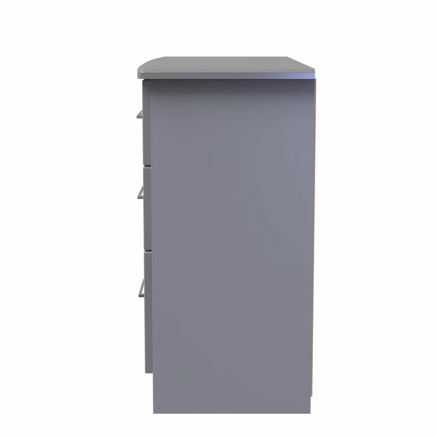 Ready Assembled 2 U Lyon 6 Drawer Midi Chest in Grey – 3