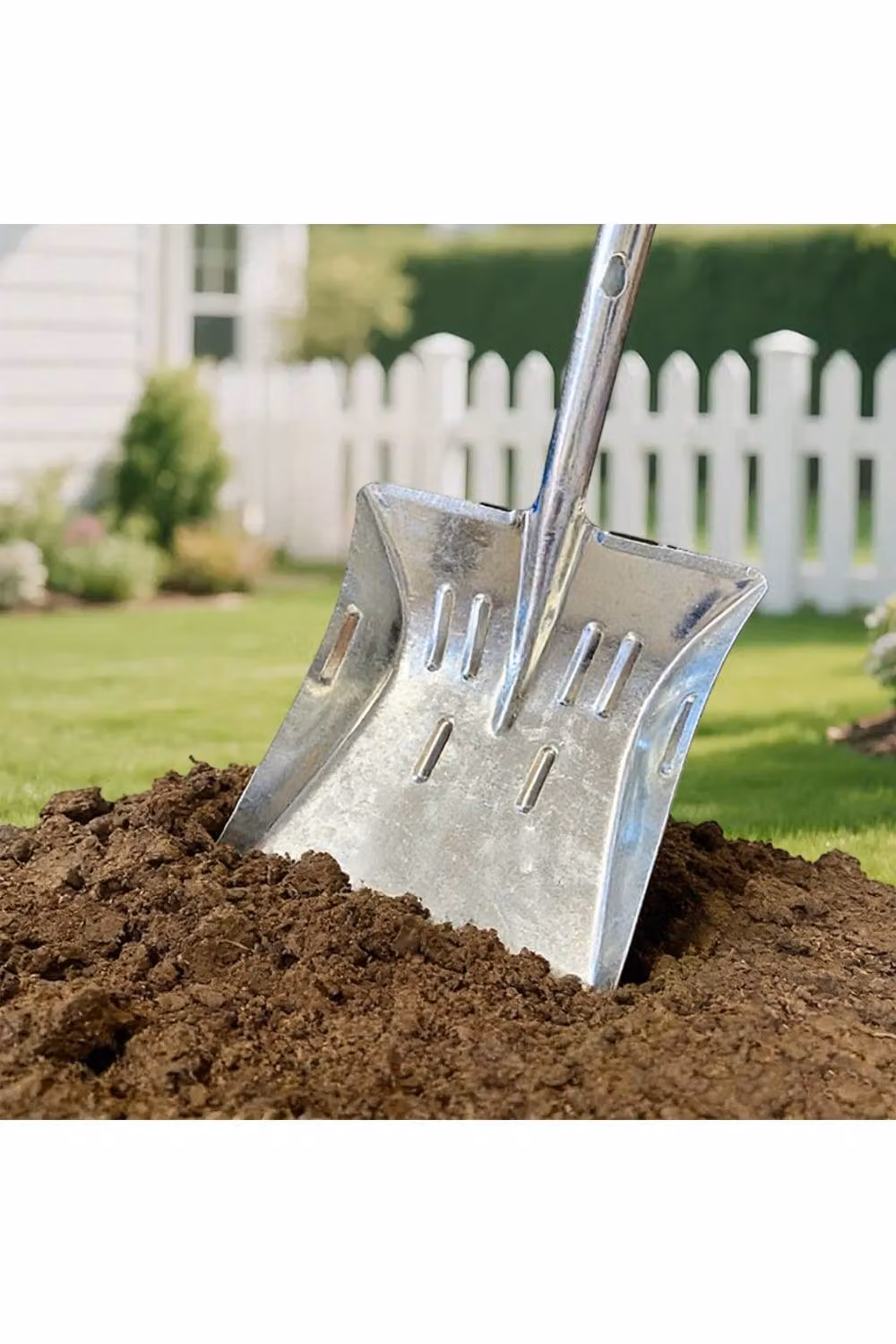 KDMD 9 Inch Silver Metal Hand Coal Shovel for Fireplace Ash Cleaning – 2