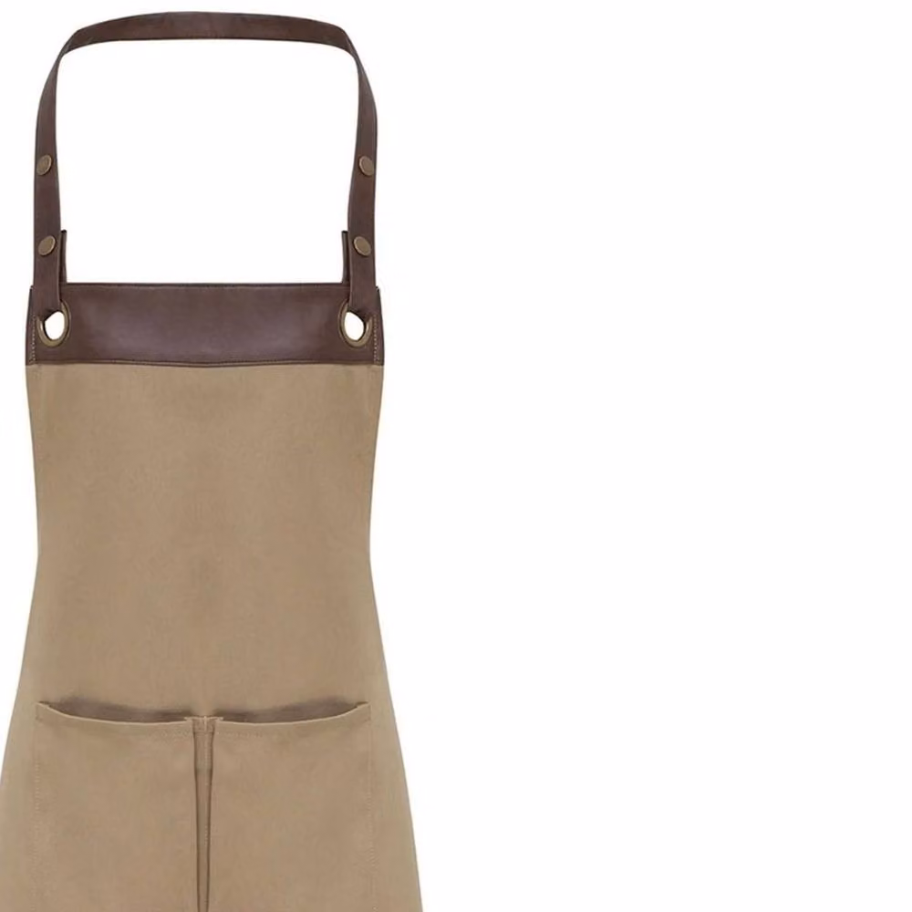 Premier Espresso Bib Apron in Beige – 2